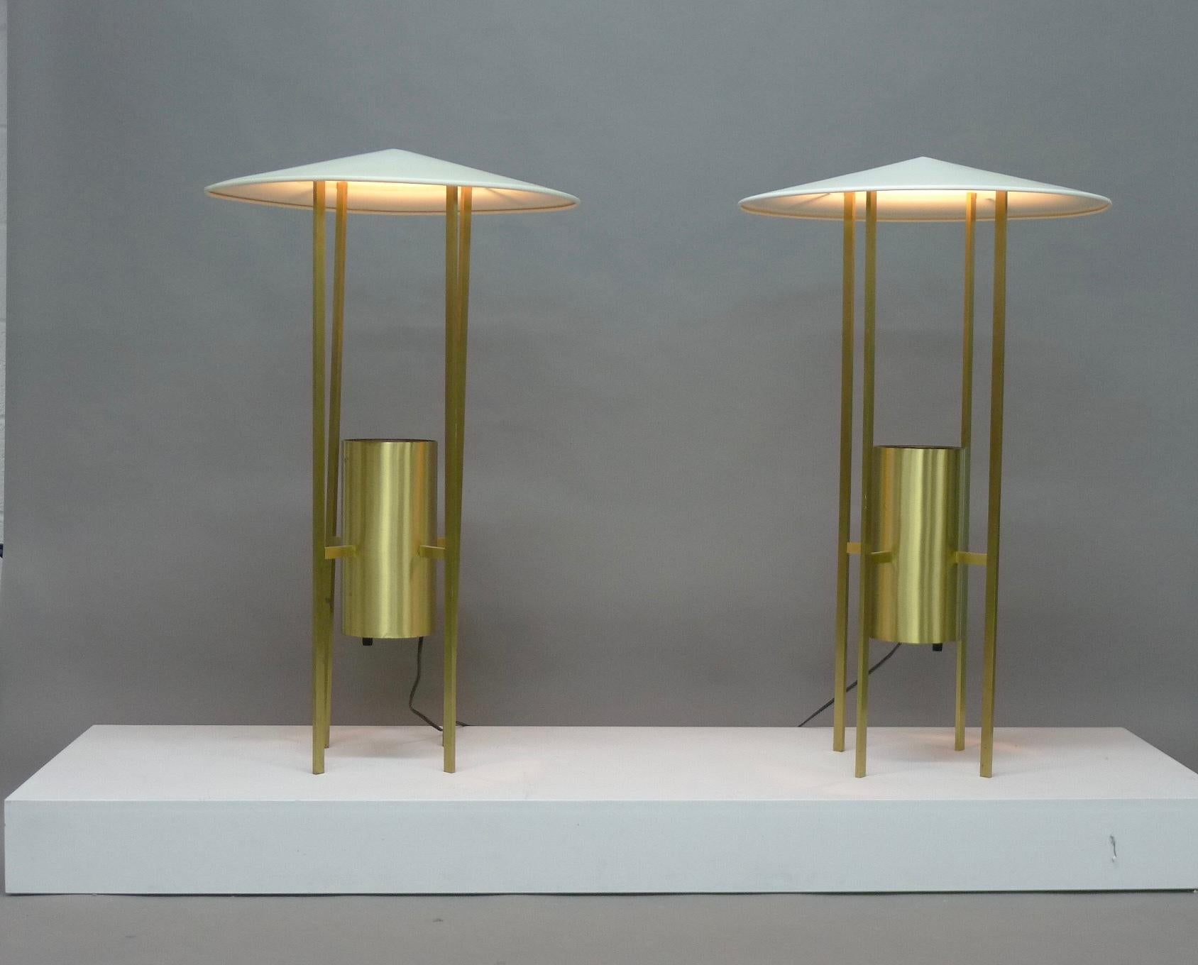 American Philip Johnson and Richard Kelly, Pair of Floor Lamps for Edison Price, USA