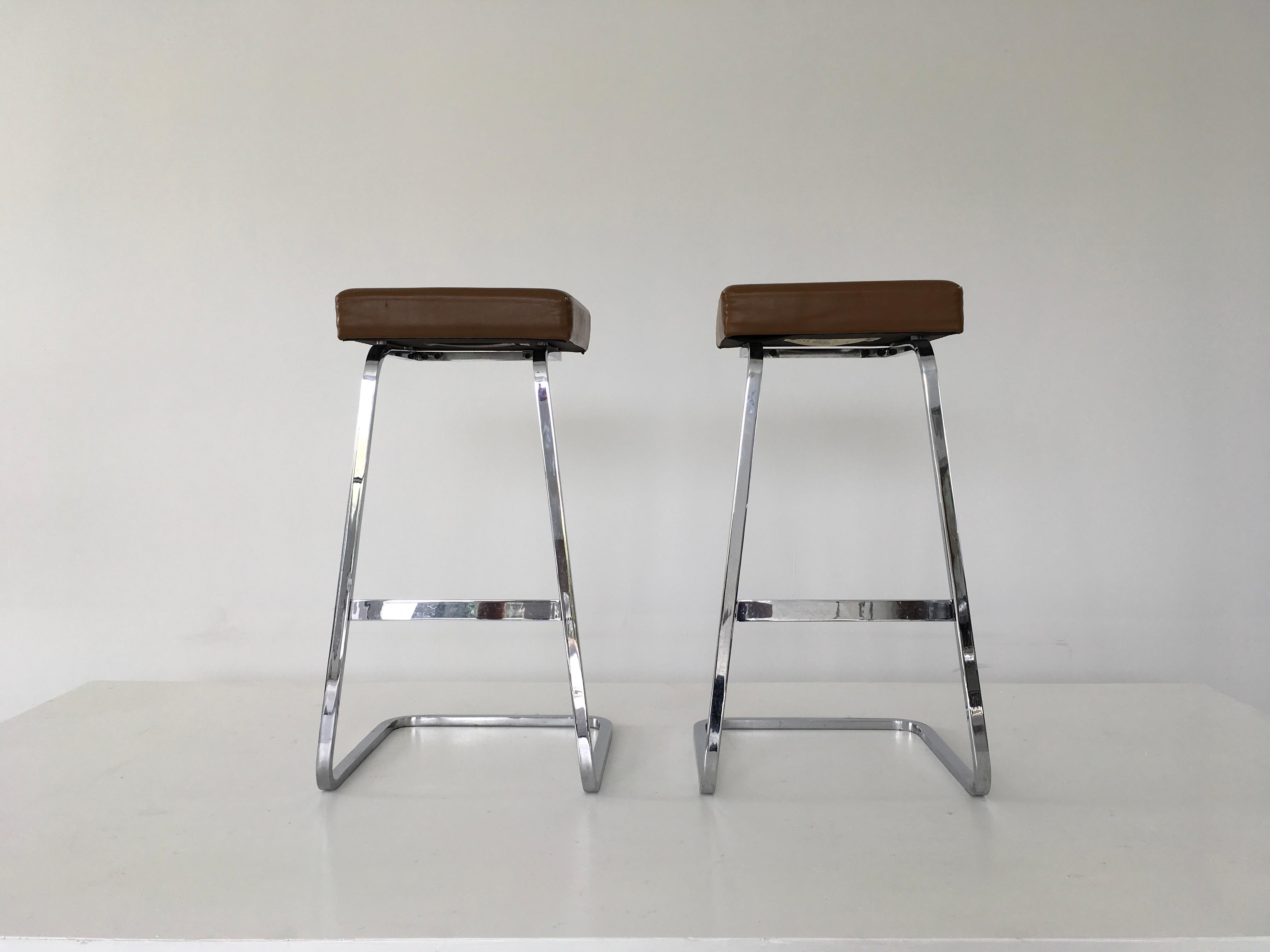 Philip Johnson barstools from 