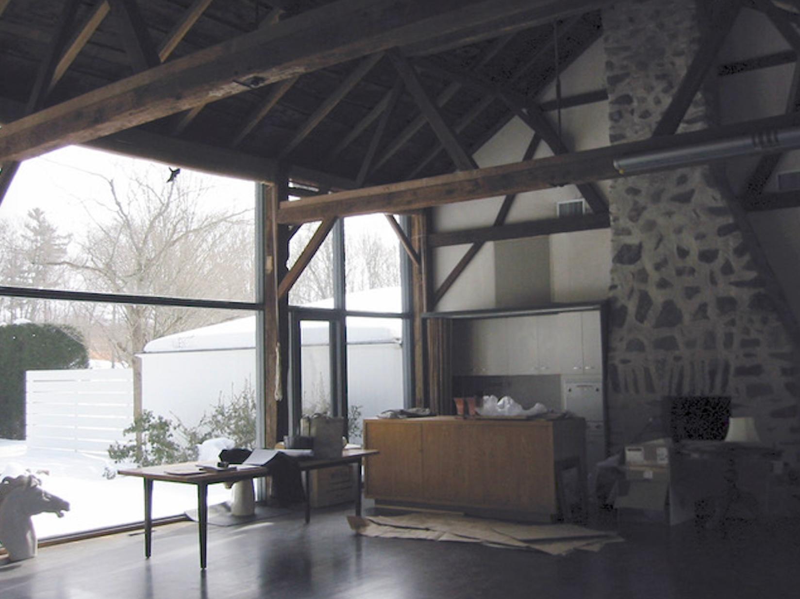 Ilot de cuisine Philip Johnson provenant de la grange de The Tremaine House (1952) 11