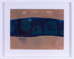 British abstract painting by Philip Jones, Study for Sand and Silks I