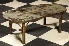 Philip & Kelvin La Verne "Chan 140" Coffee Table 1960s 'Signed on Top'