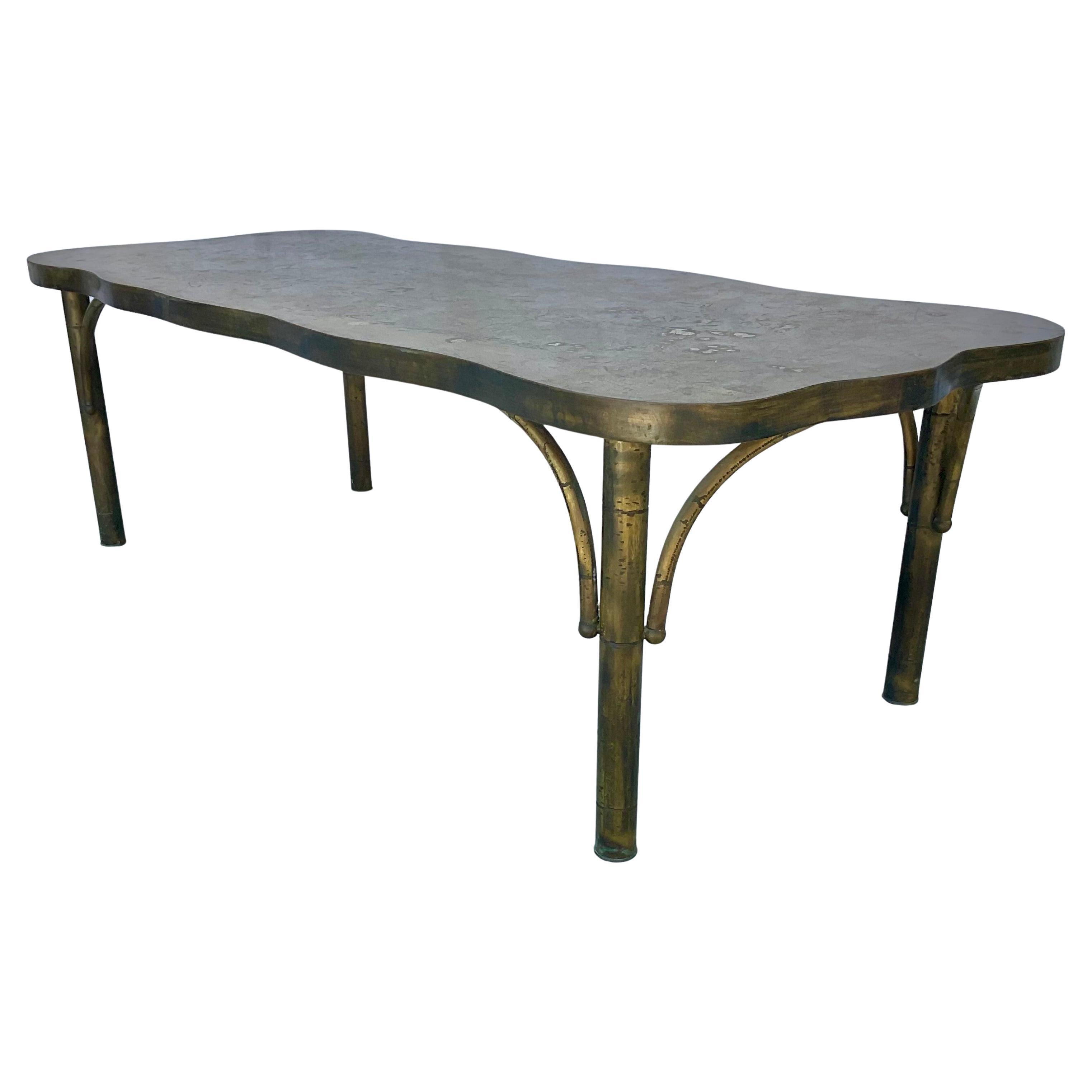 Bronze Table basse en bronze Philip & Kelvin Laverne en vente