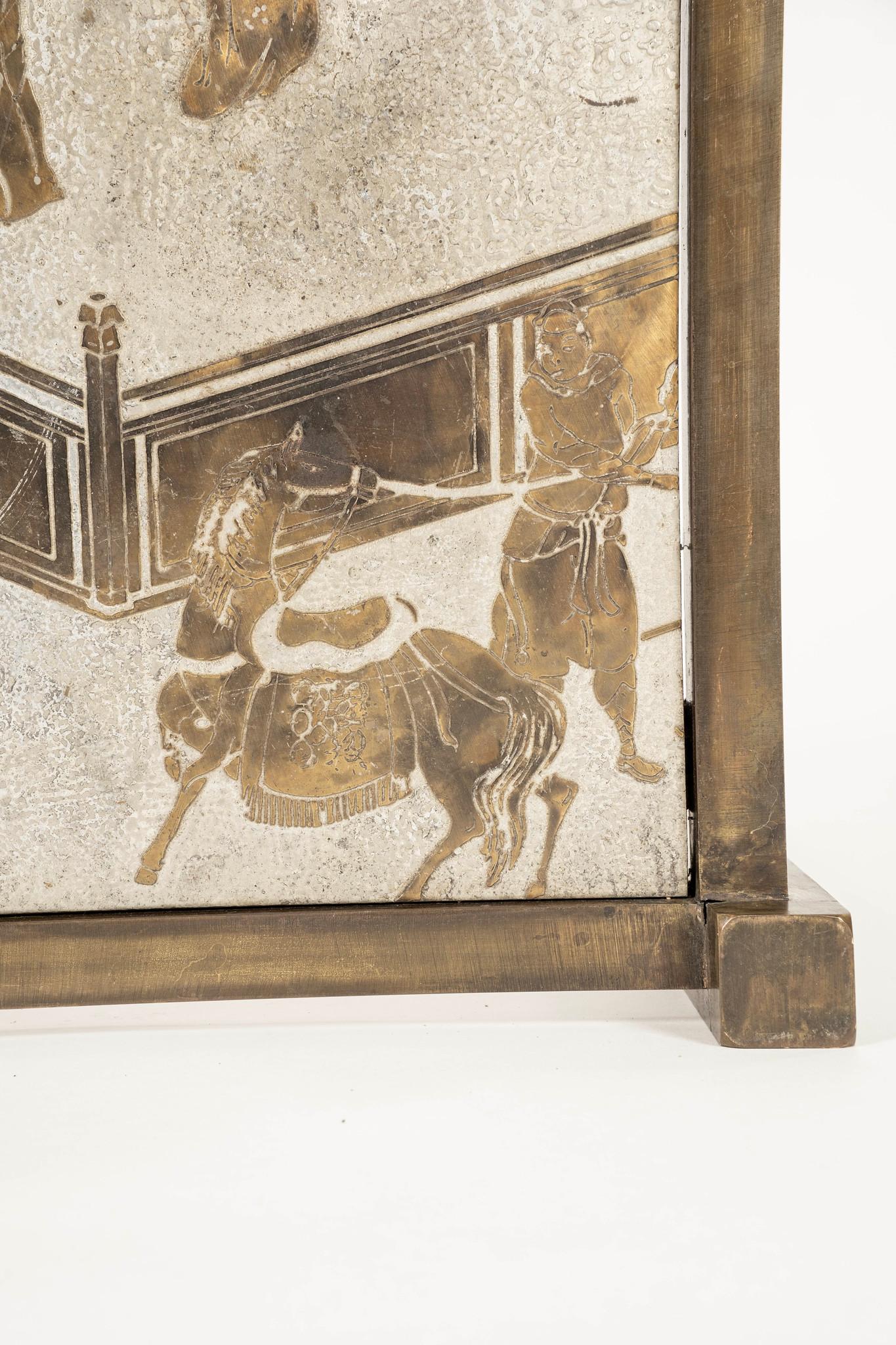 Mesa auxiliar Philip and Kelvin LaVerne Bronce en venta 4