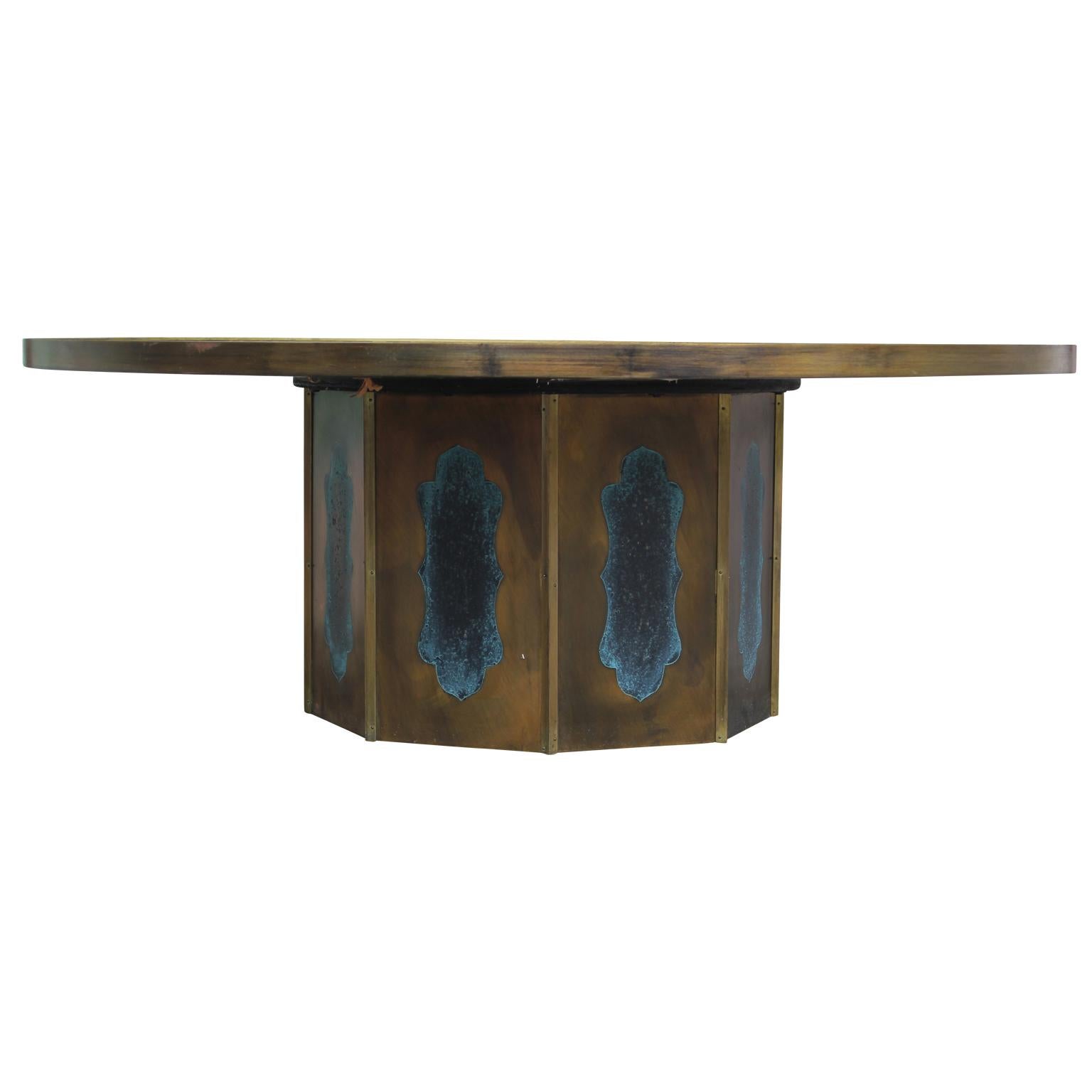 American Philip & Kelvin LaVerne Chan Bronze Cocktail Coffee Table