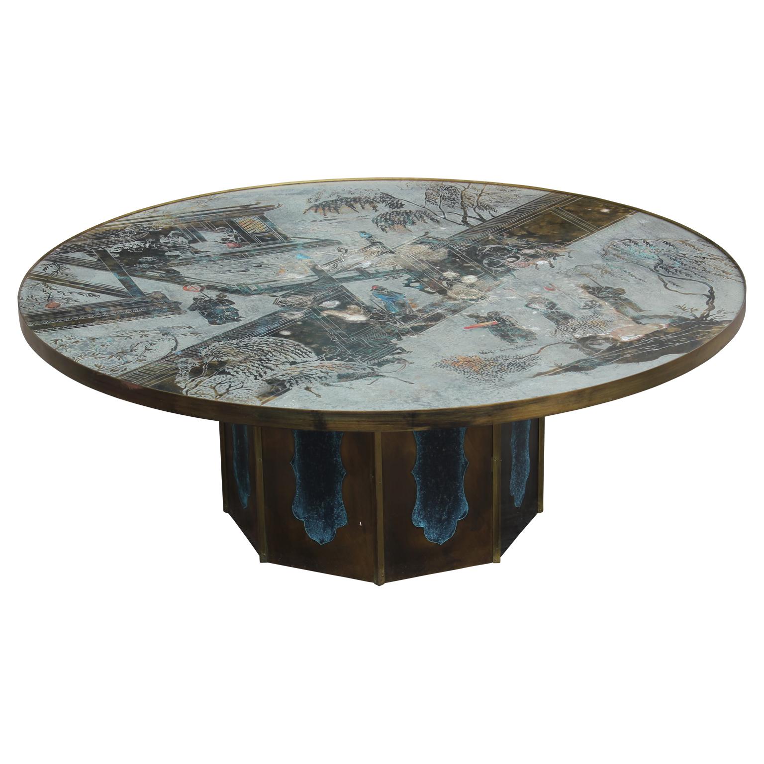 Philip & Kelvin LaVerne Chan Bronze Cocktail Coffee Table