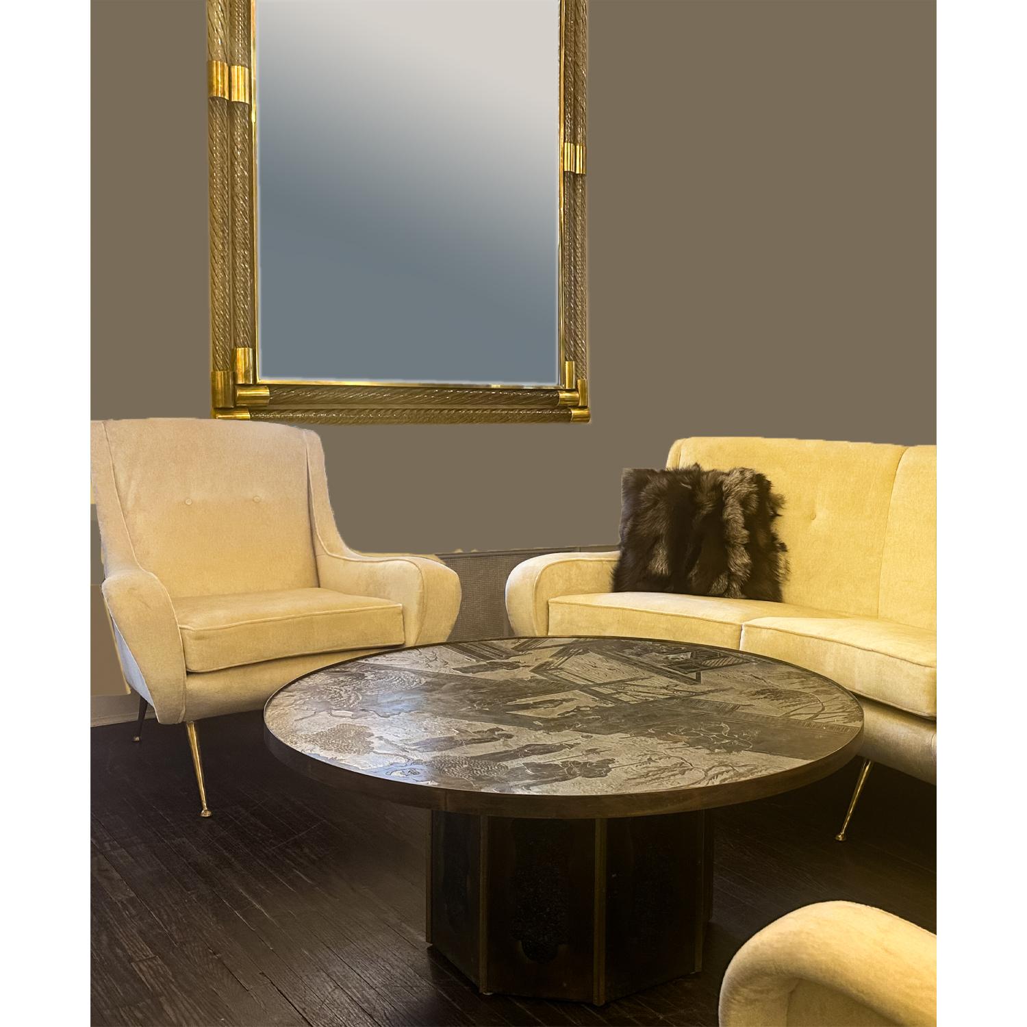 Milieu du XXe siècle Table basse Philip & Kelvin LaVerne Chan 1960 en vente