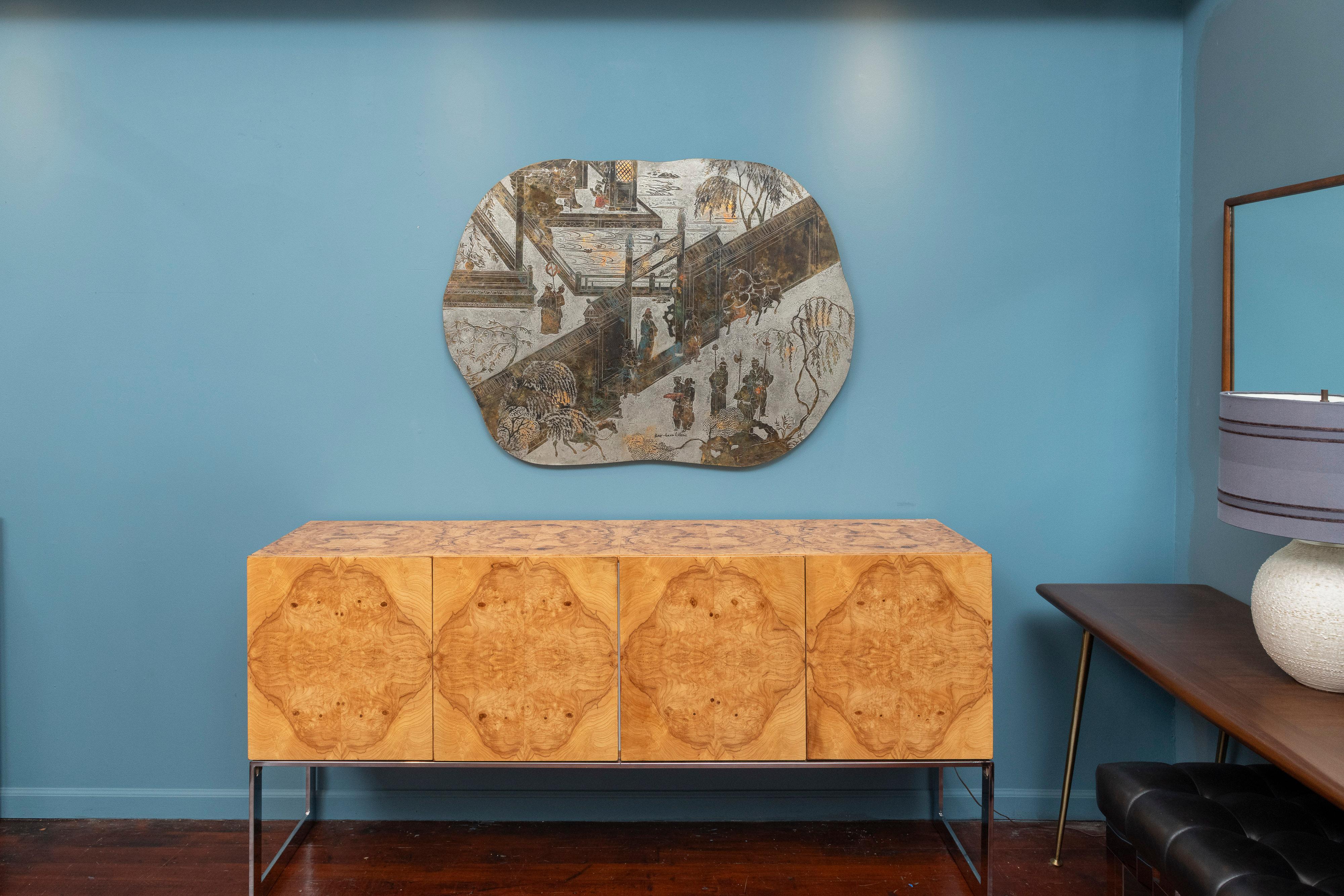 Philip & Kelvin LaVerne Chan Wandbehang (Moderne der Mitte des Jahrhunderts) im Angebot