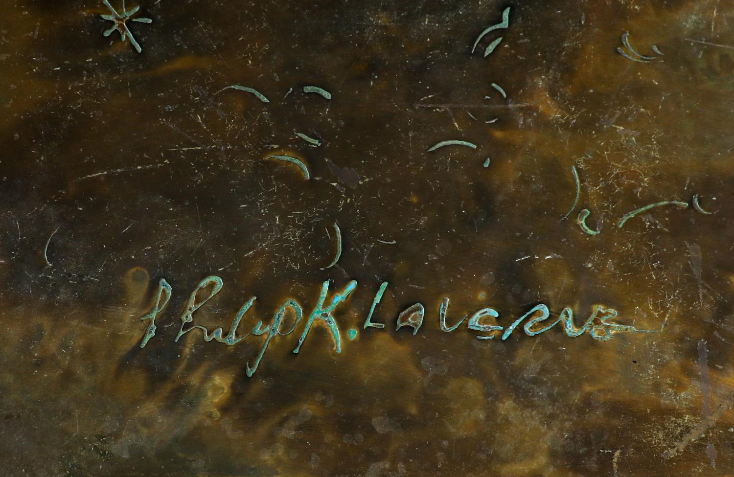 Philip & Kelvin LaVerne “Classical” Bronze Coffee Table 3