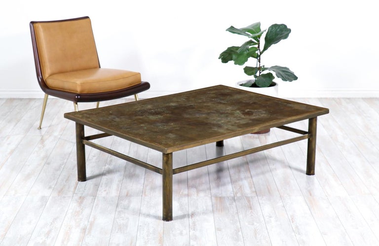 Philip & Kelvin LaVerne “Classical” bronze coffee table.