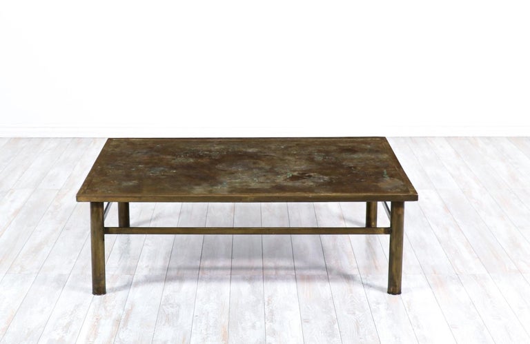 Mid-Century Modern Philip & Kelvin LaVerne “Classical” Bronze Coffee Table