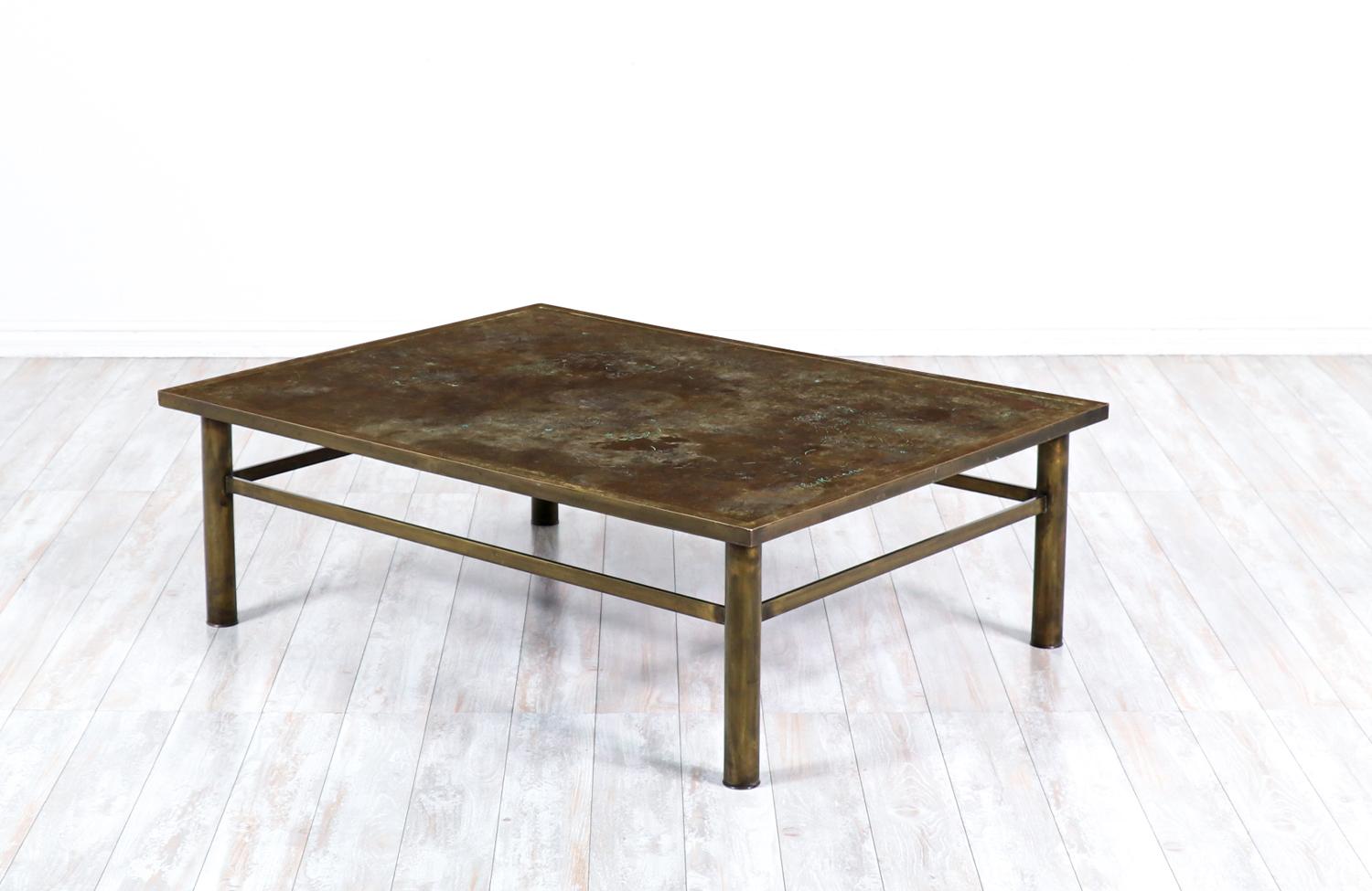 Américain Philip & Kelvin LaVerne “Classical” Bronze Coffee Table