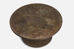 Philip and Kelvin LaVerne, Tavolino da caffè in peltro acidato, bronzo, anni '60