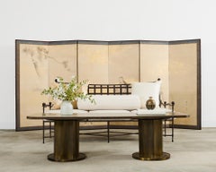 Philip Kelvin LaVerne Creation of Man Bronze Cocktail Table