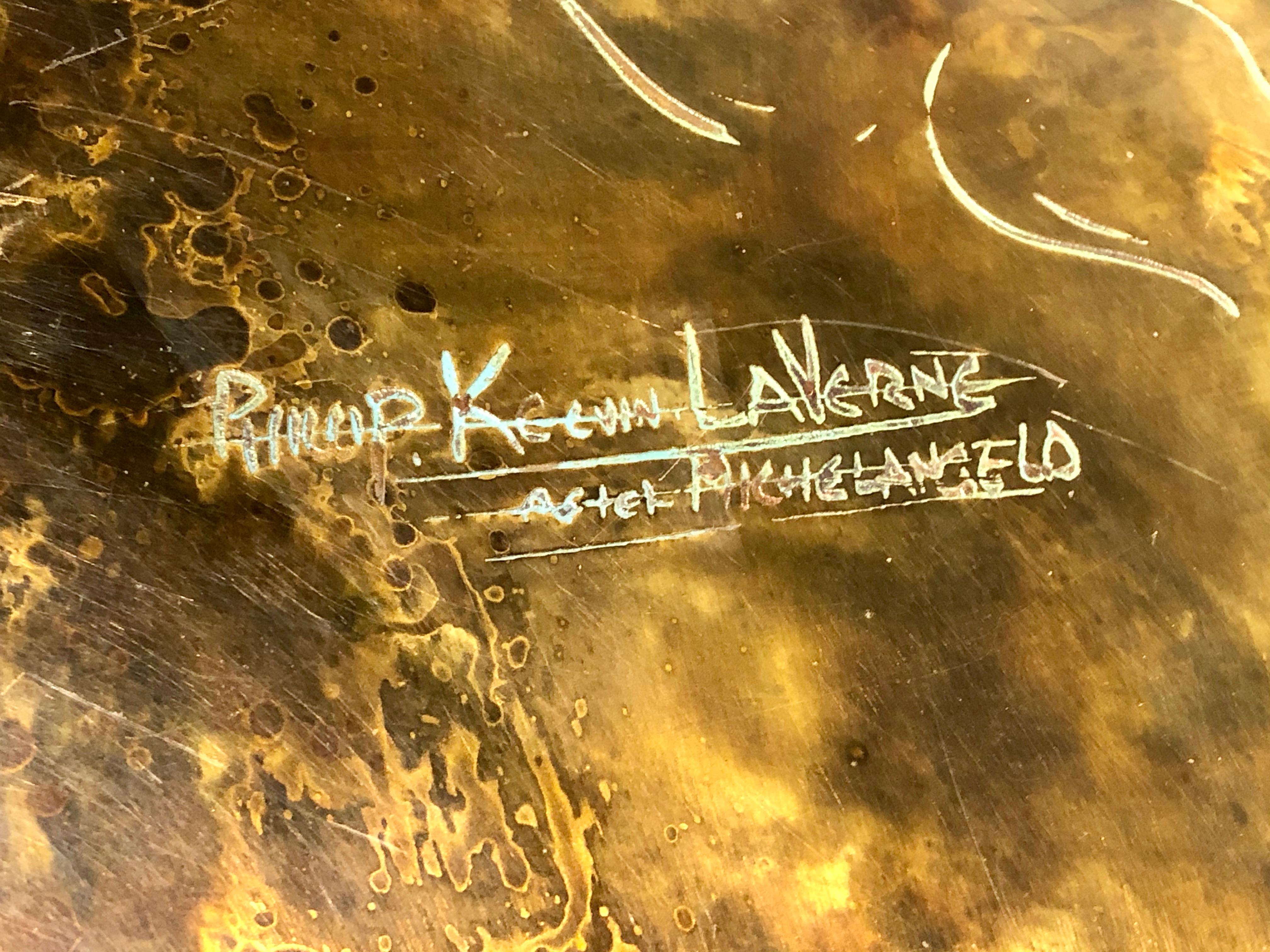 Bronze Philip and Kelvin LaVerne Dining / Centre Table Michelangelo's 