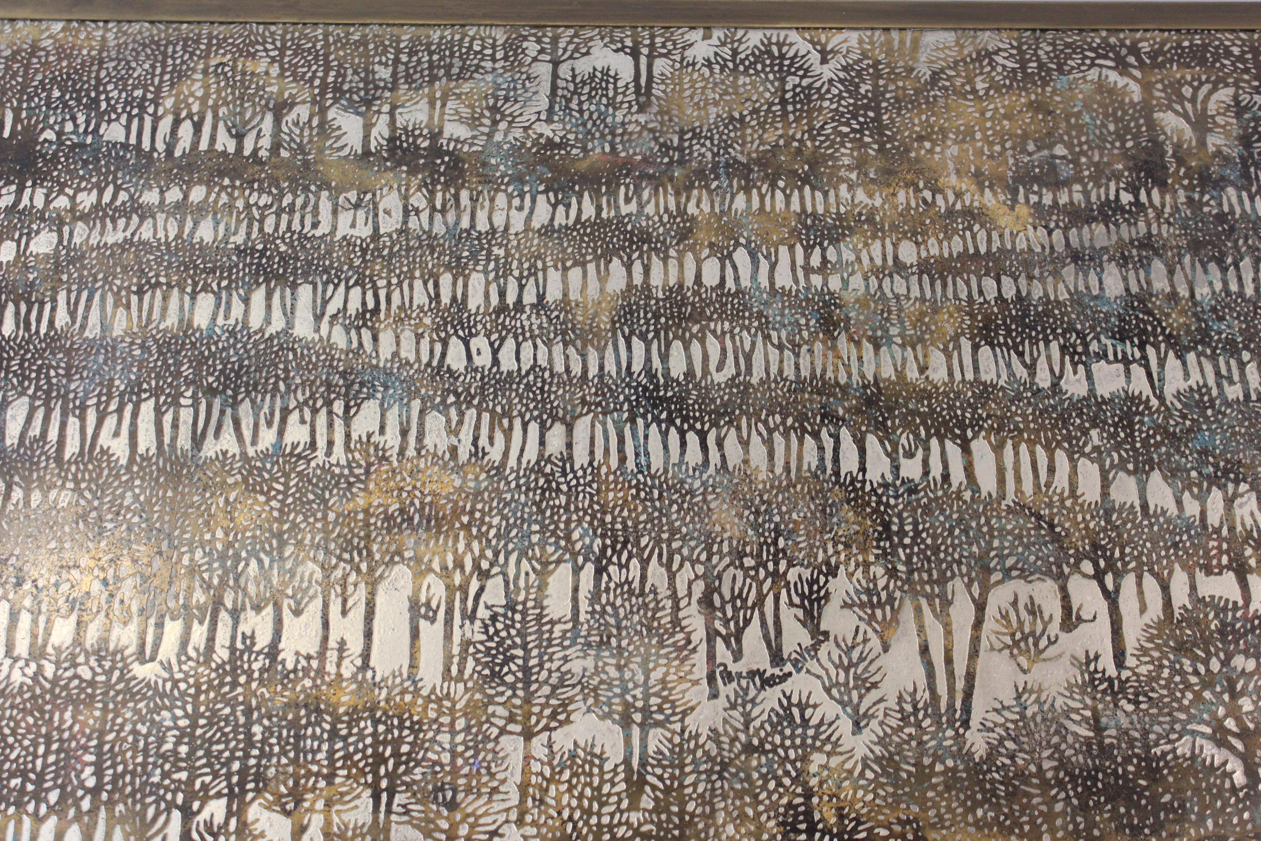 Late 20th Century Philip & Kelvin Laverne 'Eternal Forest' Modern Coffee Table