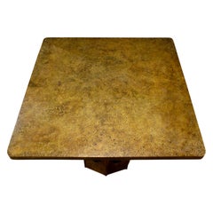 Philip & Kelvin LaVerne Square "Etruscan Round" Game Table 1970s