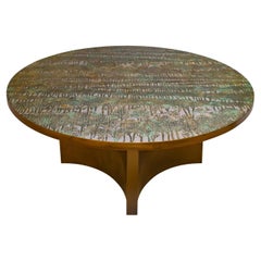 Philip & Kelvin LaVerne Exceptional "Eternal Forest" Coffee Table 1960s (Signed)