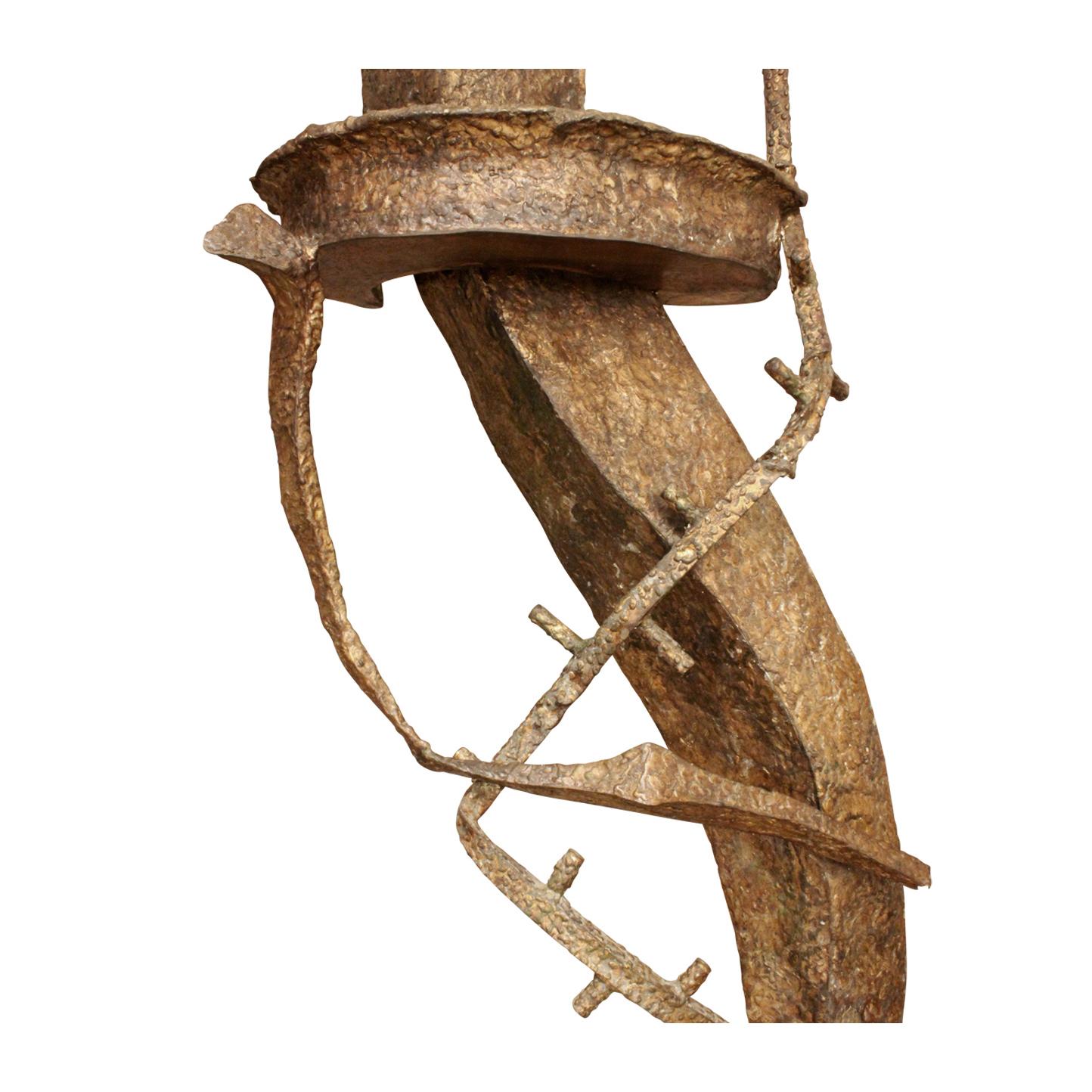 Philip & Kelvin LaVerne Bedeutende beleuchtete Bronzeskulpturen ca. 1970 (Signiert) im Angebot 4