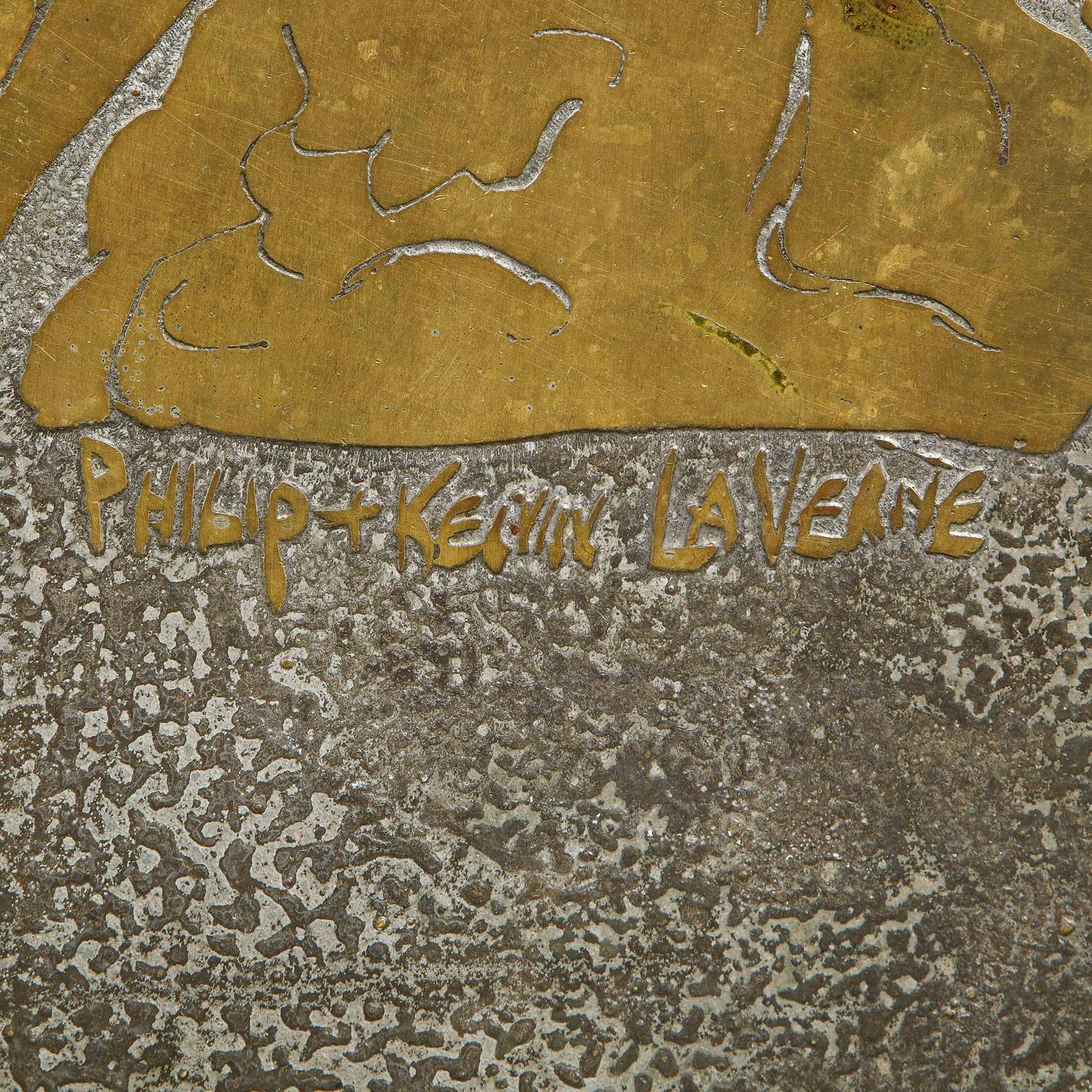 Philip & Kelvin LaVerne, großer Couchtisch „Romanesque“, 1960er Jahre, signiert (Mitte des 20. Jahrhunderts) im Angebot