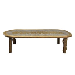 Philip & Kelvin LaVerne Large "Romanesque" Coffee Table 1960s 'Signed'