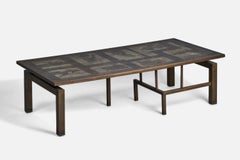 Philip & Kelvin LaVerne, Medici Coffee Table, Pewter, Bronze, USA, 1960s