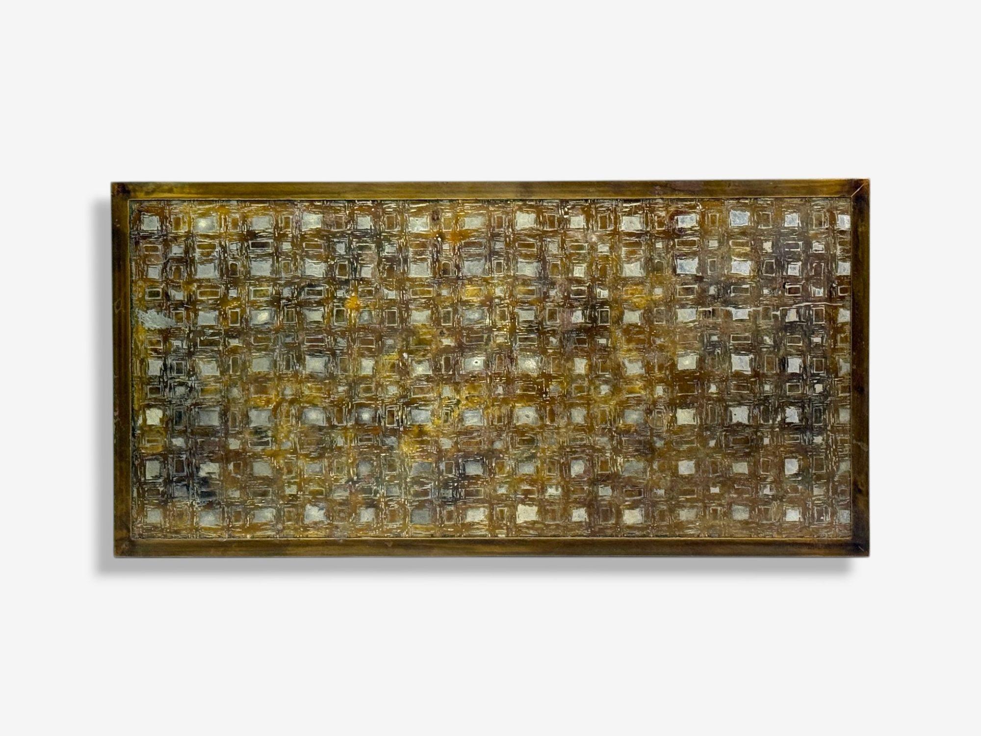 Philip & Kelvin LaVerne, Fantasia-Couchtisch aus geätzter Bronze, Mid-Century, 1960er Jahre im Angebot 3