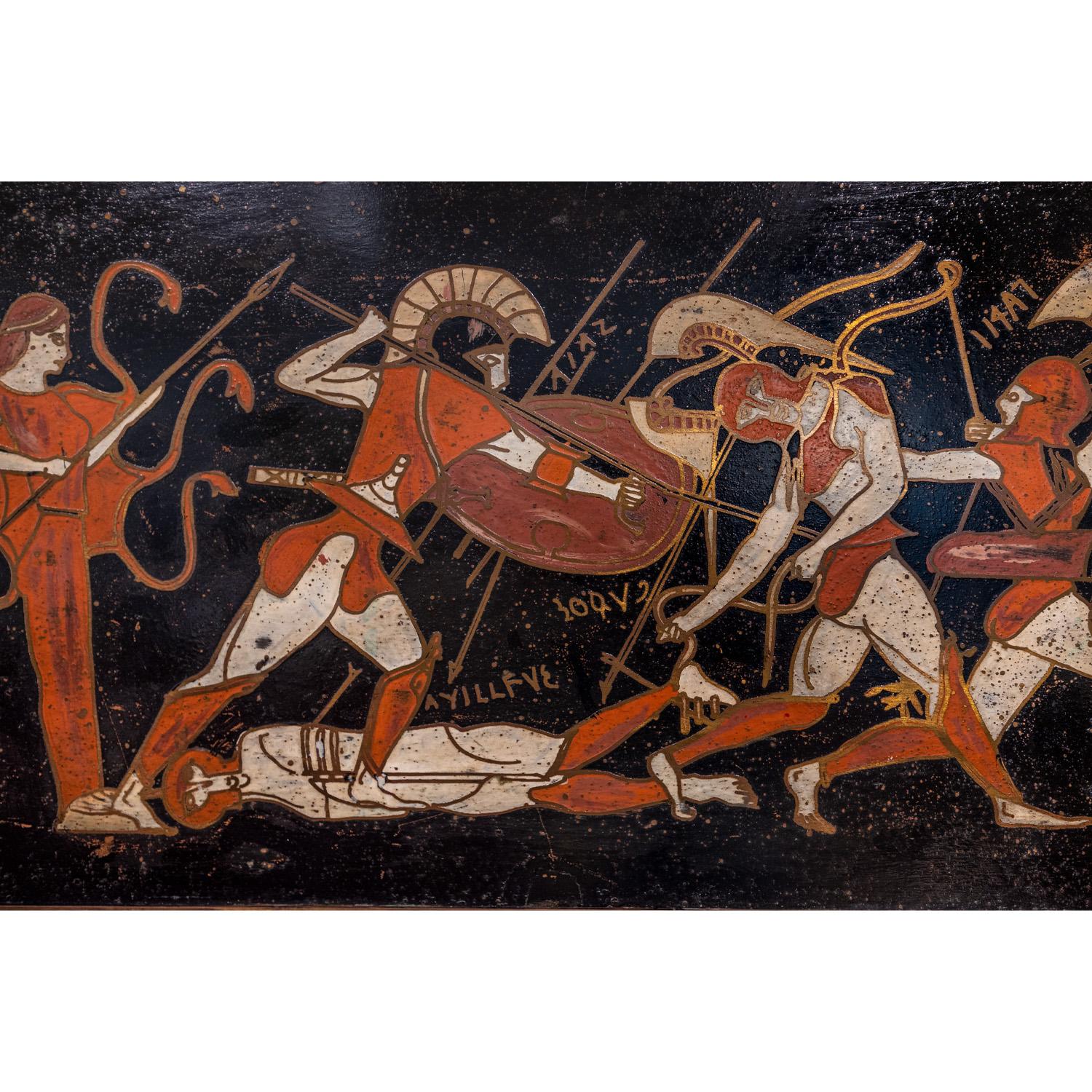 Américain Rare peinture de mythologie grecque de Philip & Kelvin Laverne 1959, « Signé » en vente