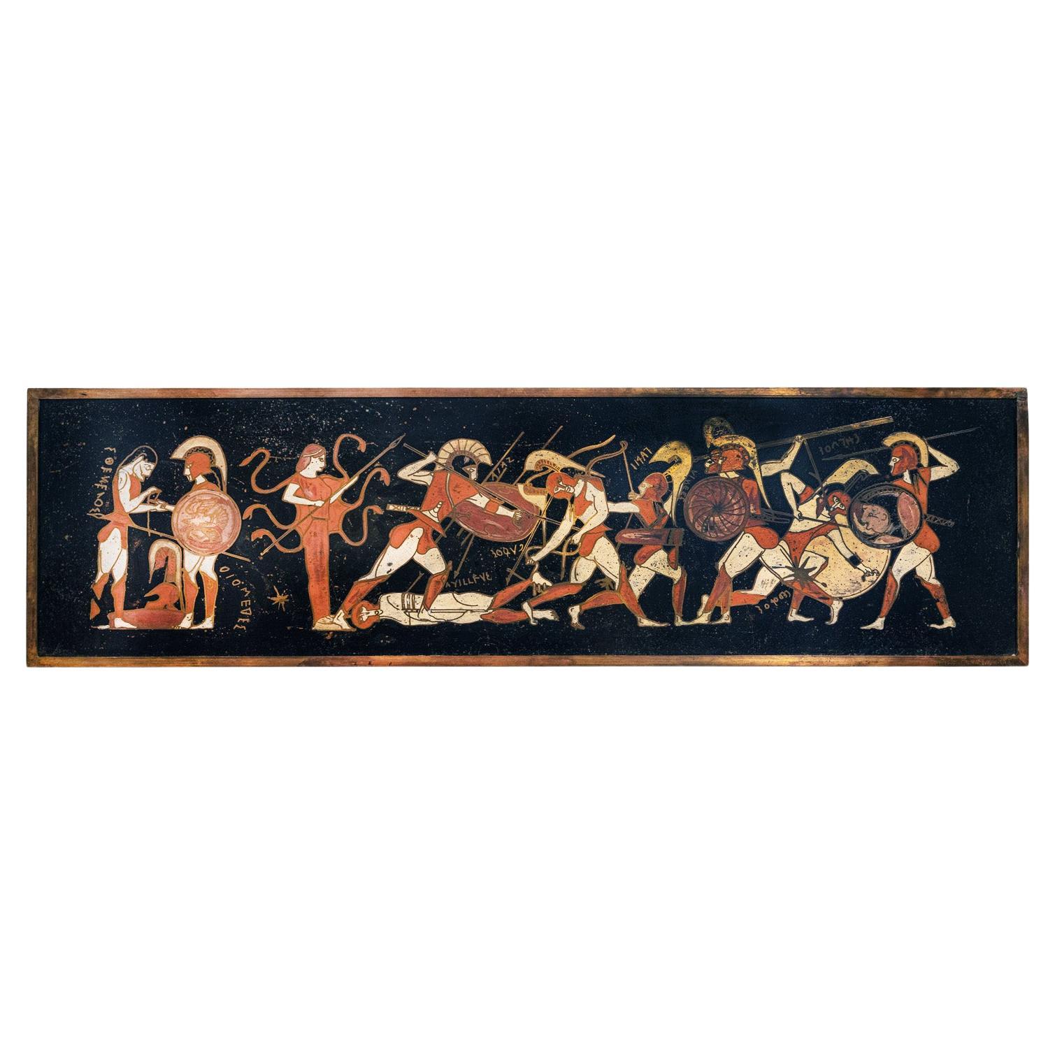 Rare peinture de mythologie grecque de Philip & Kelvin Laverne 1959, « Signé »