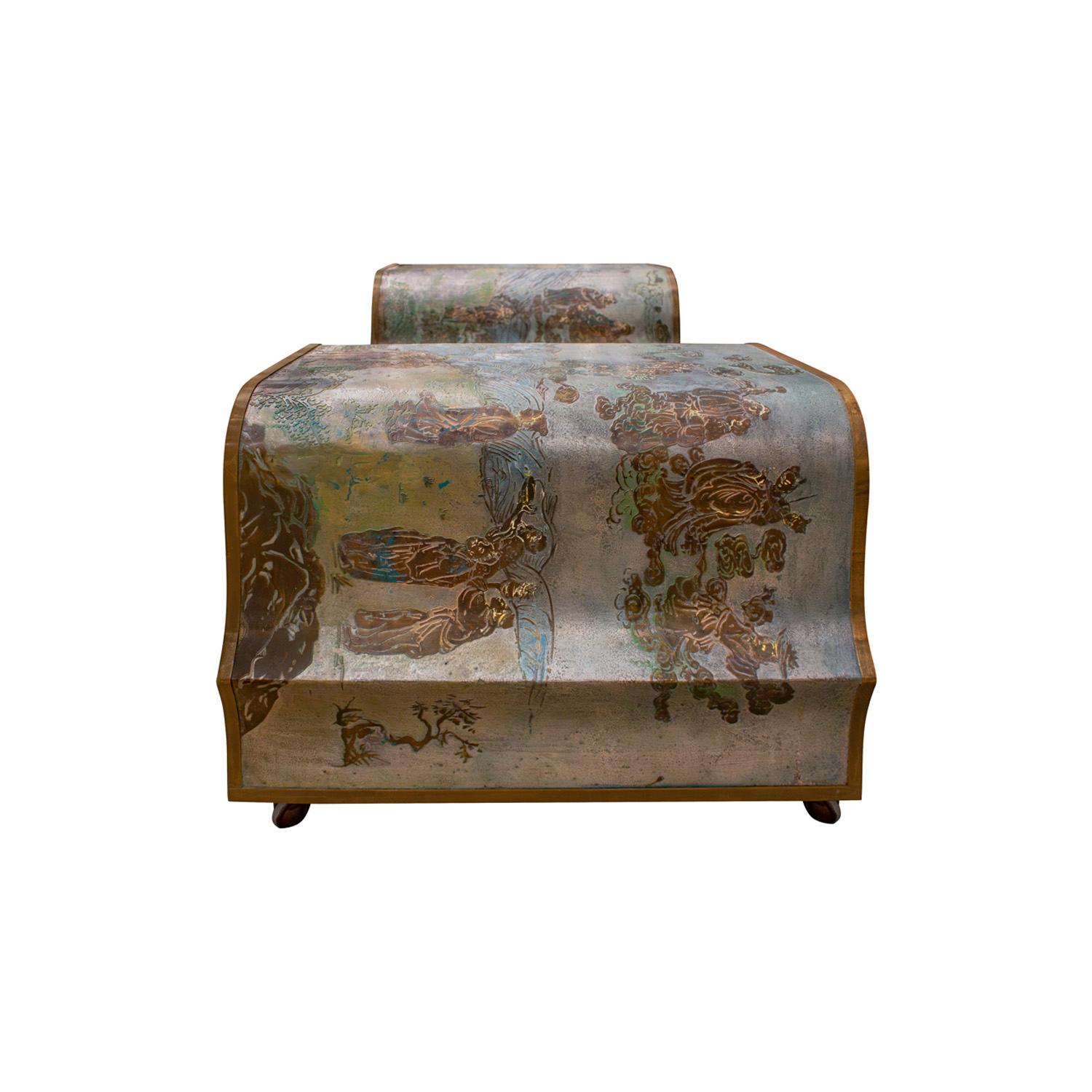 American Philip & Kelvin LaVerne Rare and Important Chi Liang Coffee Table 1960s (Signed)
