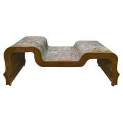 Philip & Kelvin LaVerne Rare and Important Chi Liang Coffee Table 1960s (Signed)