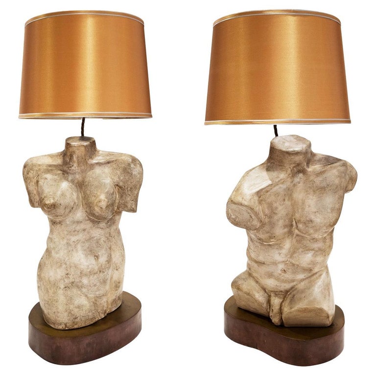 Torso Table Lamps, 1970s