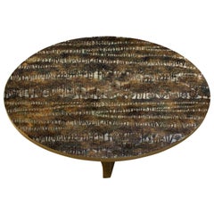 Philip & Kelvin LaVerne Rare "Eternal Forest" Coffee Table, 1960s