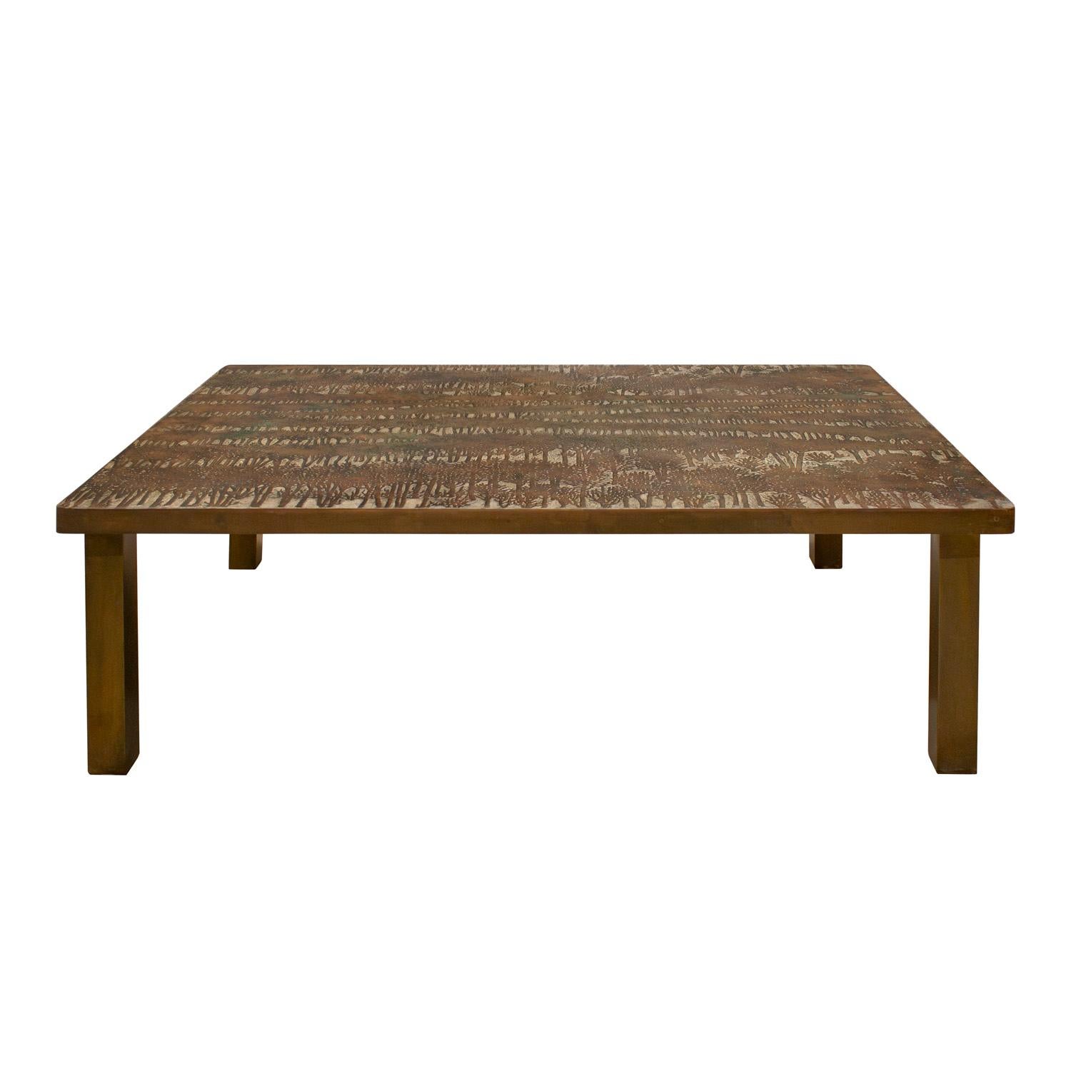 Large and rare rectangular 