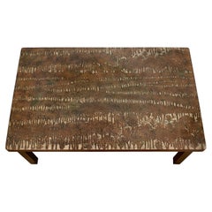 Philip & Kelvin LaVerne Rare Large "Eternal Forest" Coffee Table 1960s (Signed)