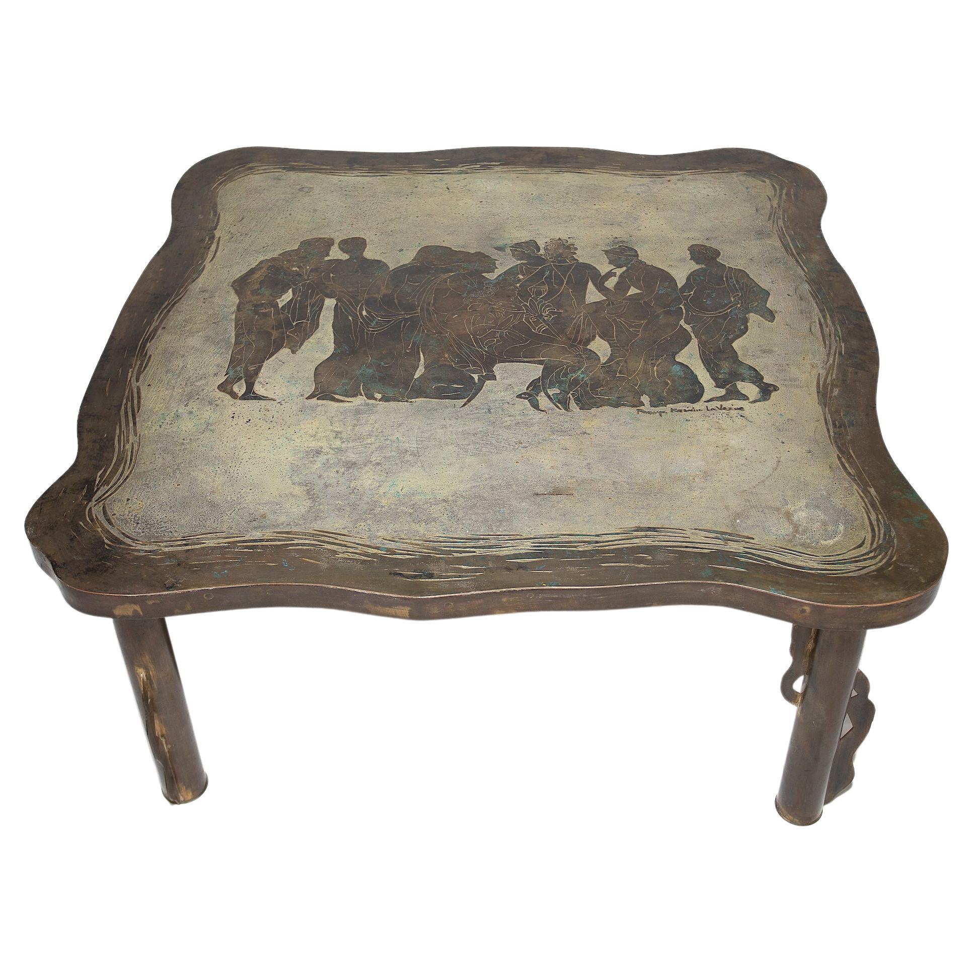 Philip & Kelvin Laverne Romanesque Table For Sale