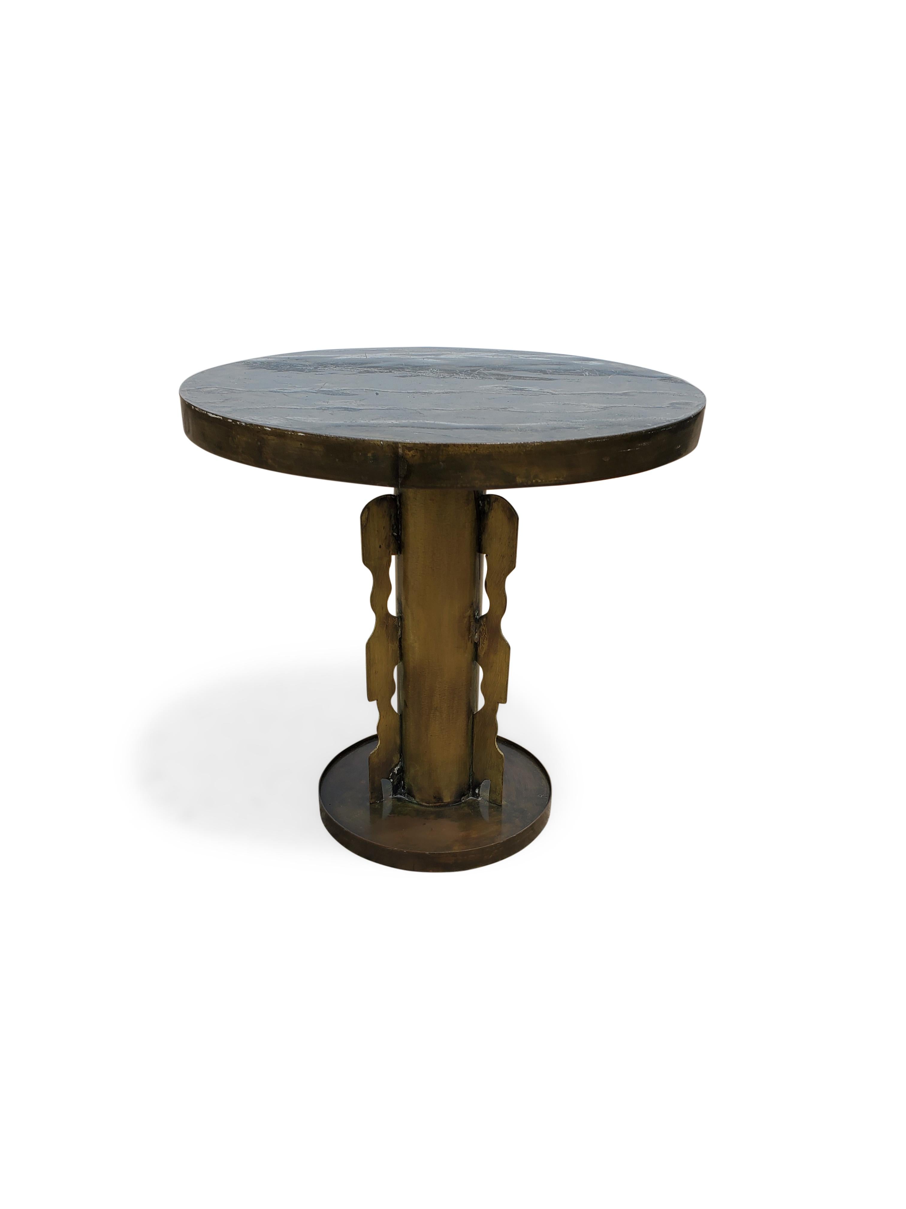 Philip & Kelvin LaVerne Round Side Table 3