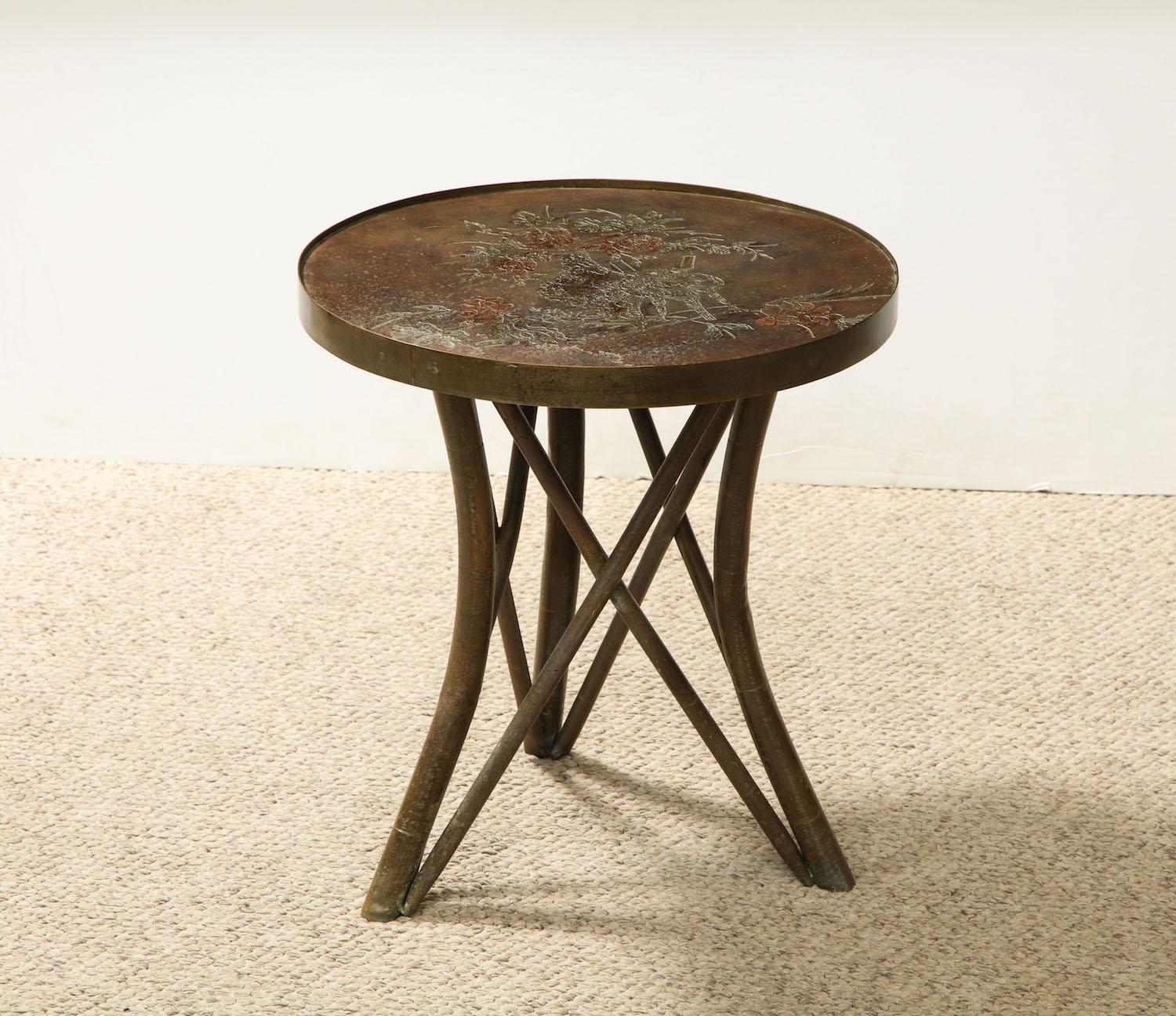 20th Century Philip and Kelvin LaVerne Side Table