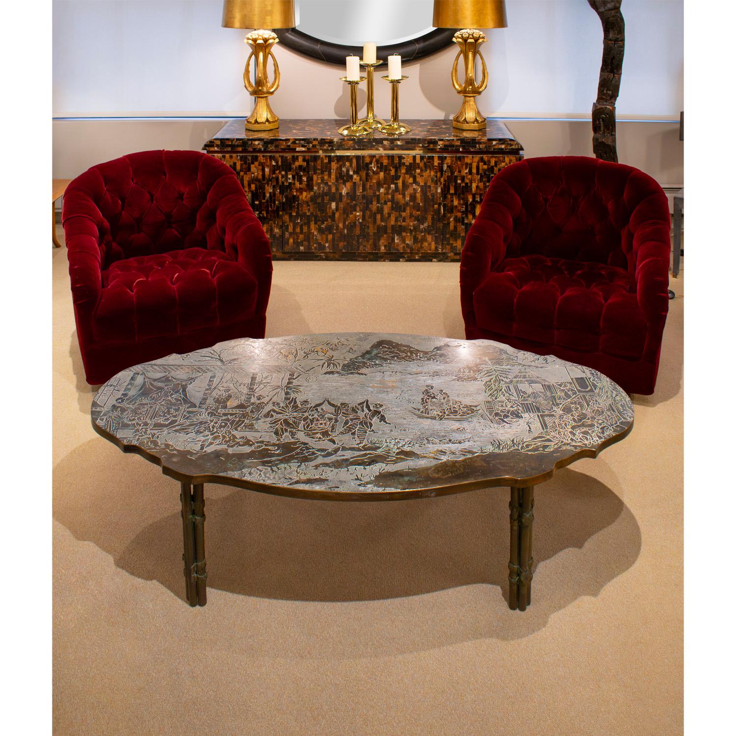 Philip & Kelvin LaVerne Superbe table basse 