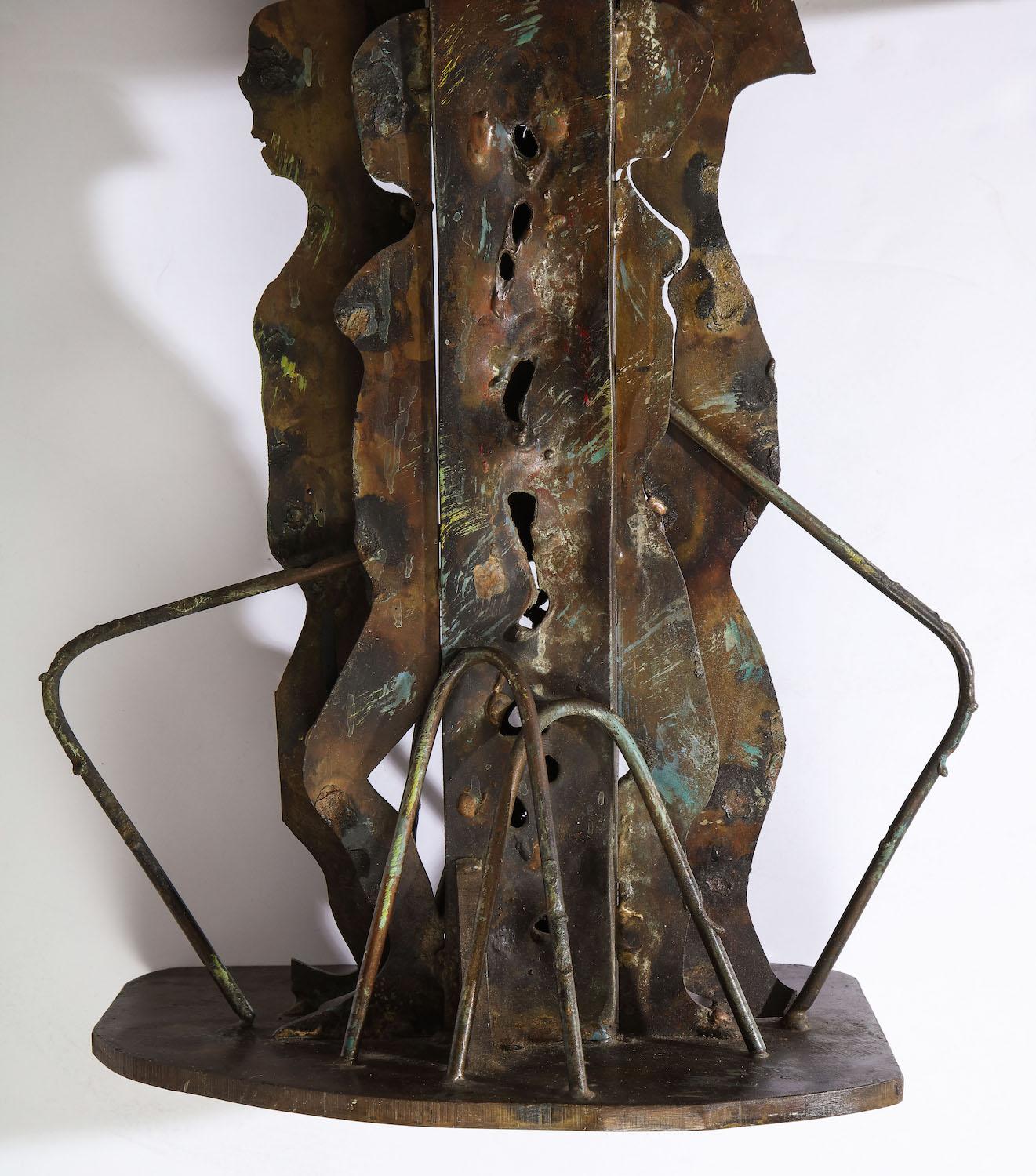 Bronze Philip & Table Kelvin LaVerne en vente