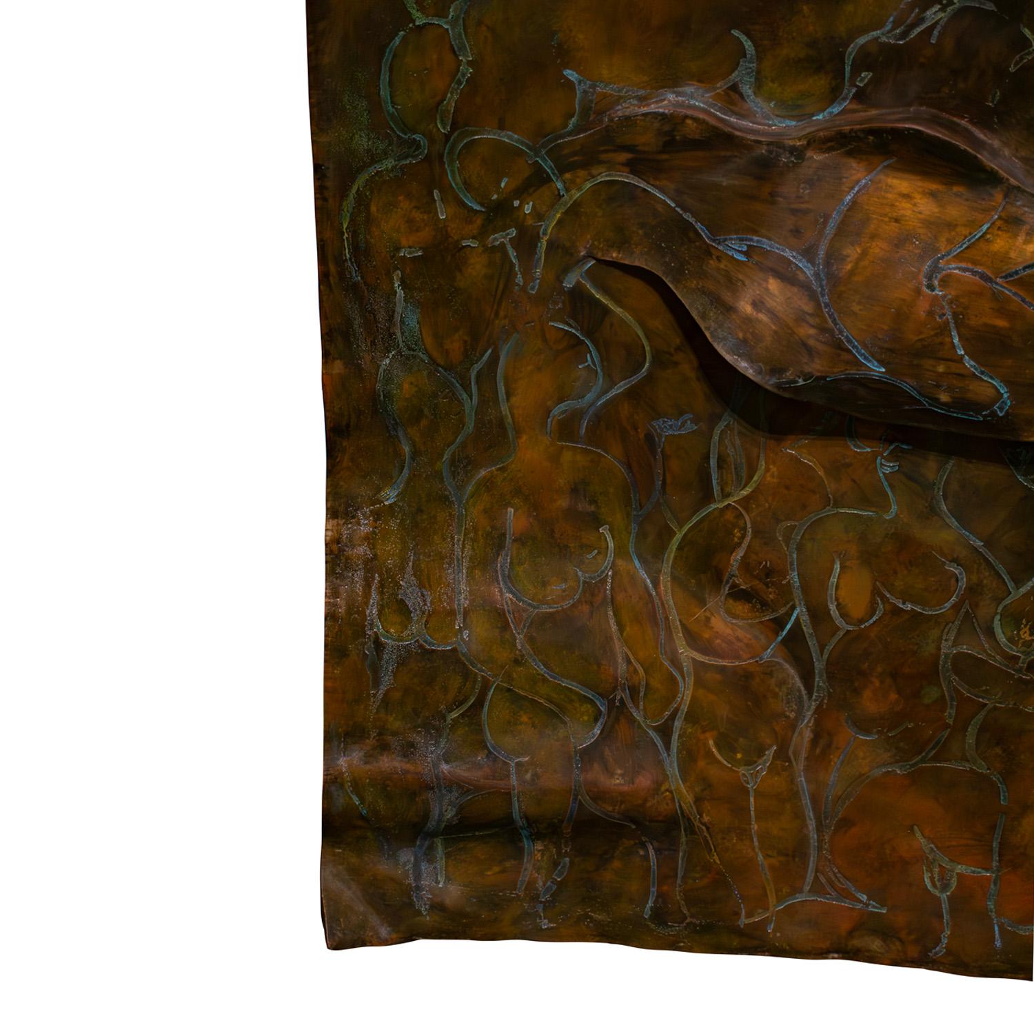 Philip & Kelvin LaVerne Einzigartige & wichtige weibliche Akt-Skulptur 1970er Jahre (signiert) im Zustand „Hervorragend“ im Angebot in New York, NY