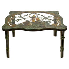 Philip & Kelvin LaVerne Unique Pierced Bronze Coffee Table 1960s (Signed)