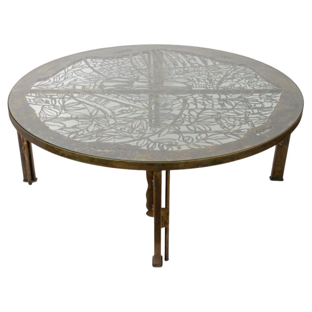 Philip & Kelvin Laverne "Viola" Reticulated Table For Sale