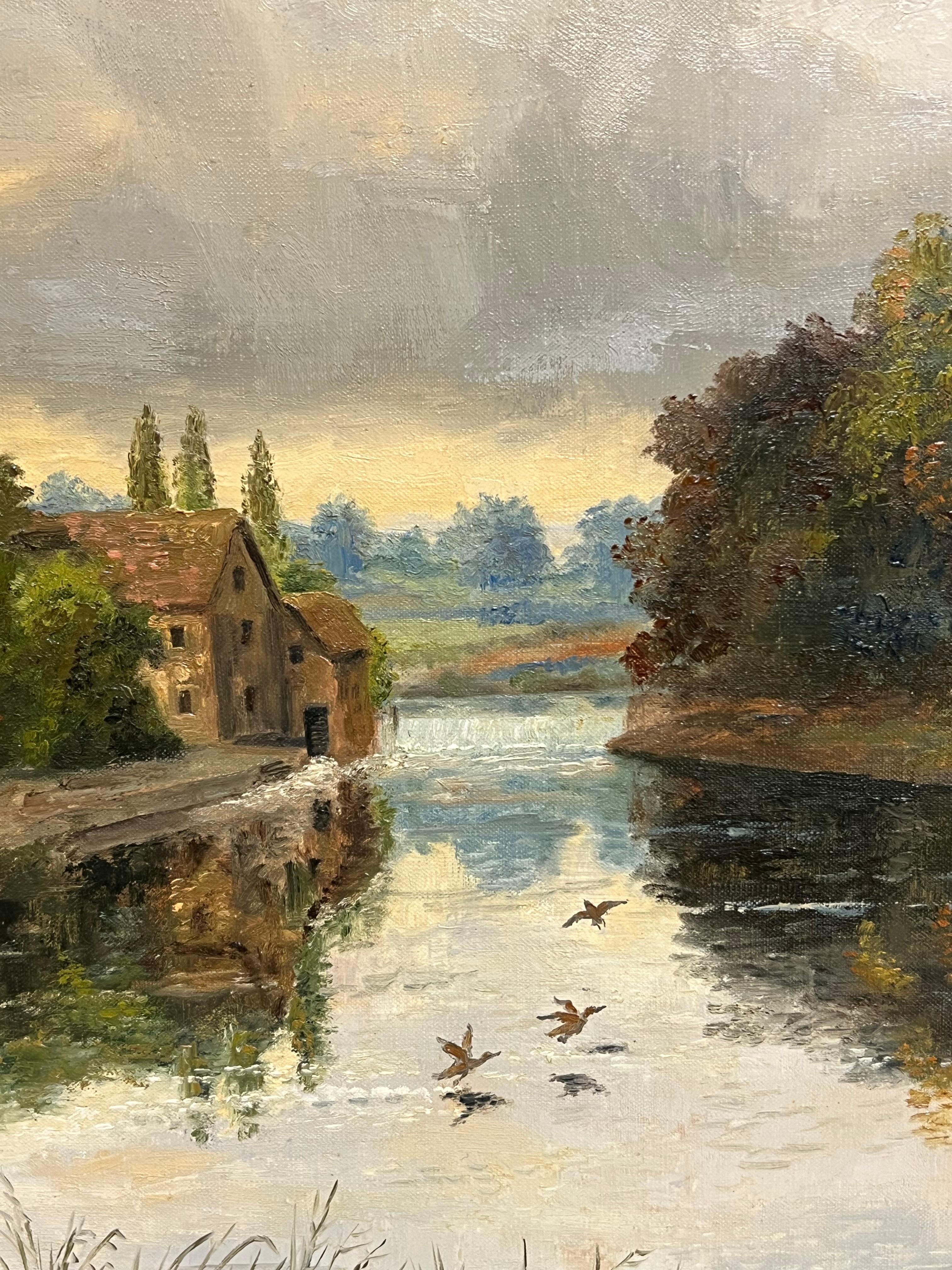 El Viejo Molino de Agua
de Philip Kilner, inglés Siglo XX 
óleo sobre lienzo firmado, enmarcado
enmarcado: 25,5 x 35 pulgadas
lienzo: 20 x 30 pulgadas
Procedencia: colección privada, Inglaterra
Estado: muy buen estado 

Para más información, ponte