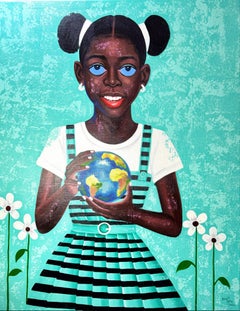 Heal the World, Acrylic on Canvas, 150 x 120 cm, 2026, New Condition