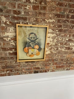 Surreale Contemporary Figurative Mixed-Media Ölgemälde Amerikaner