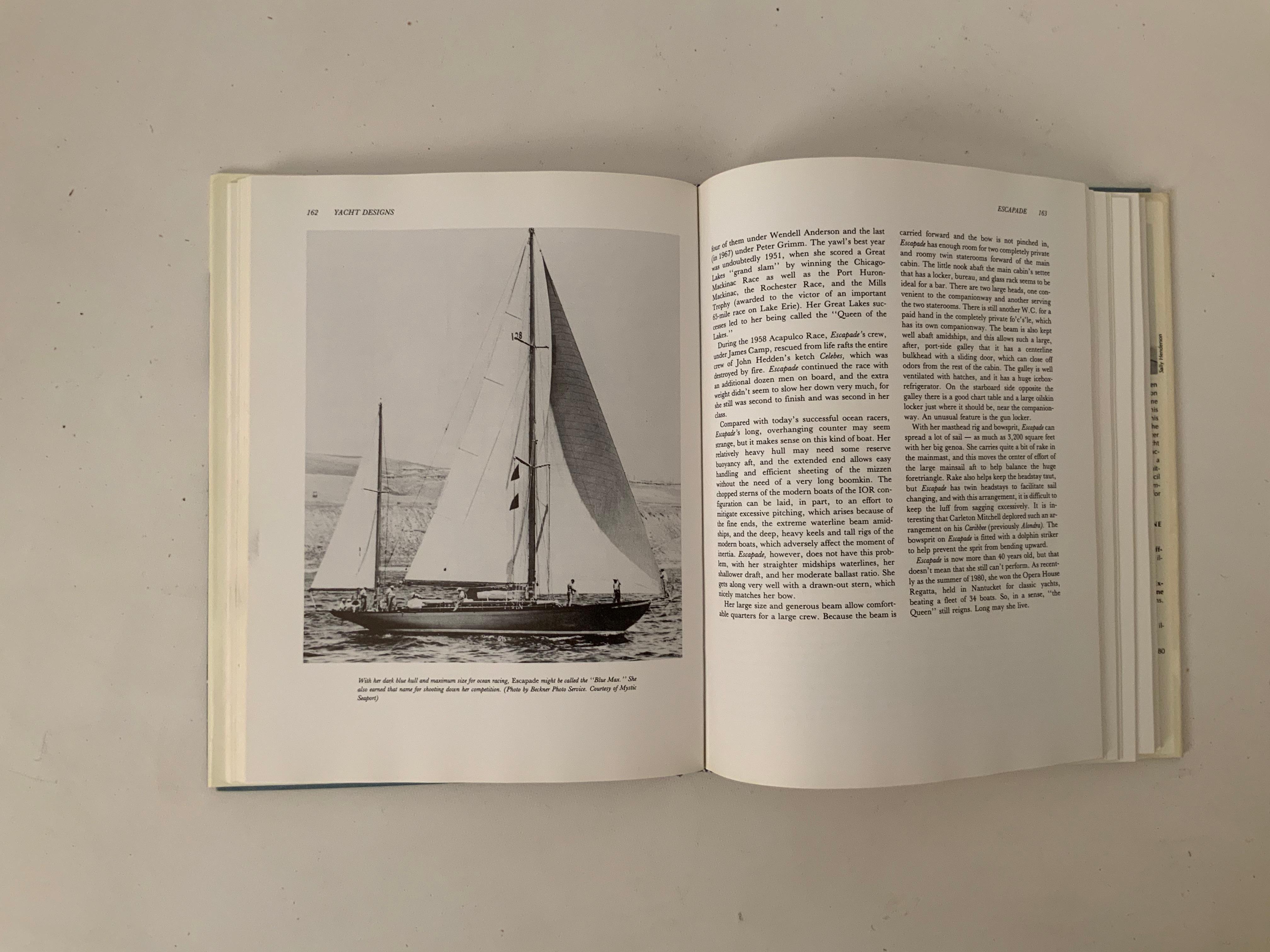 Post-Modern Philip L. Rhodes and His Yacht Designs Hard Cover Book, 1981