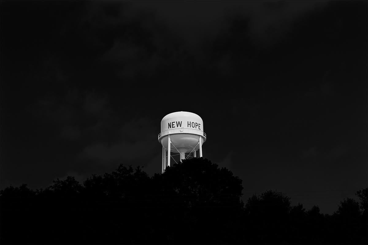 Philip Lamb Black and White Photograph - New Hope, Mineola, Texas