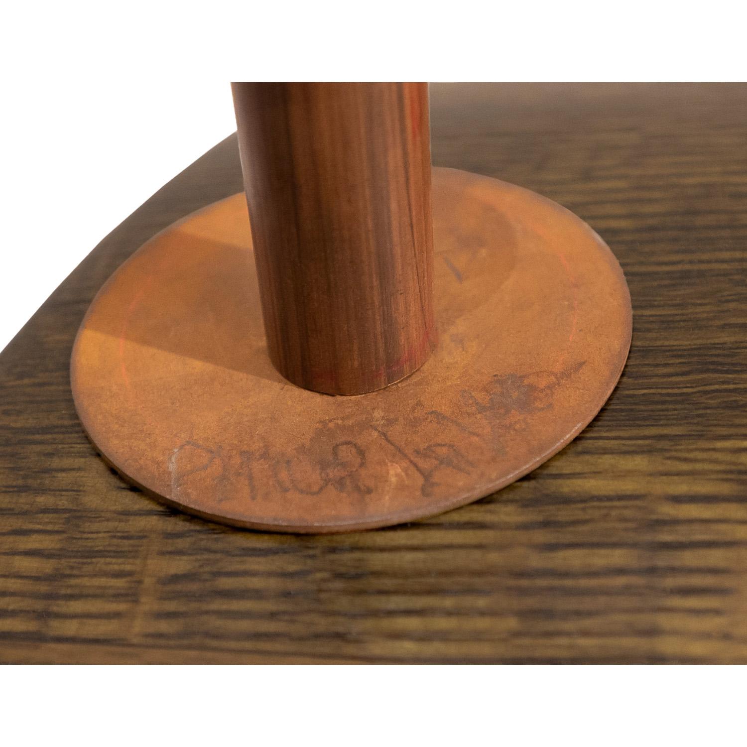 Philip LaVerne Unique Sweeping Sculpture Coffee Table in Wood 1966 (Signed) In Excellent Condition In New York, NY