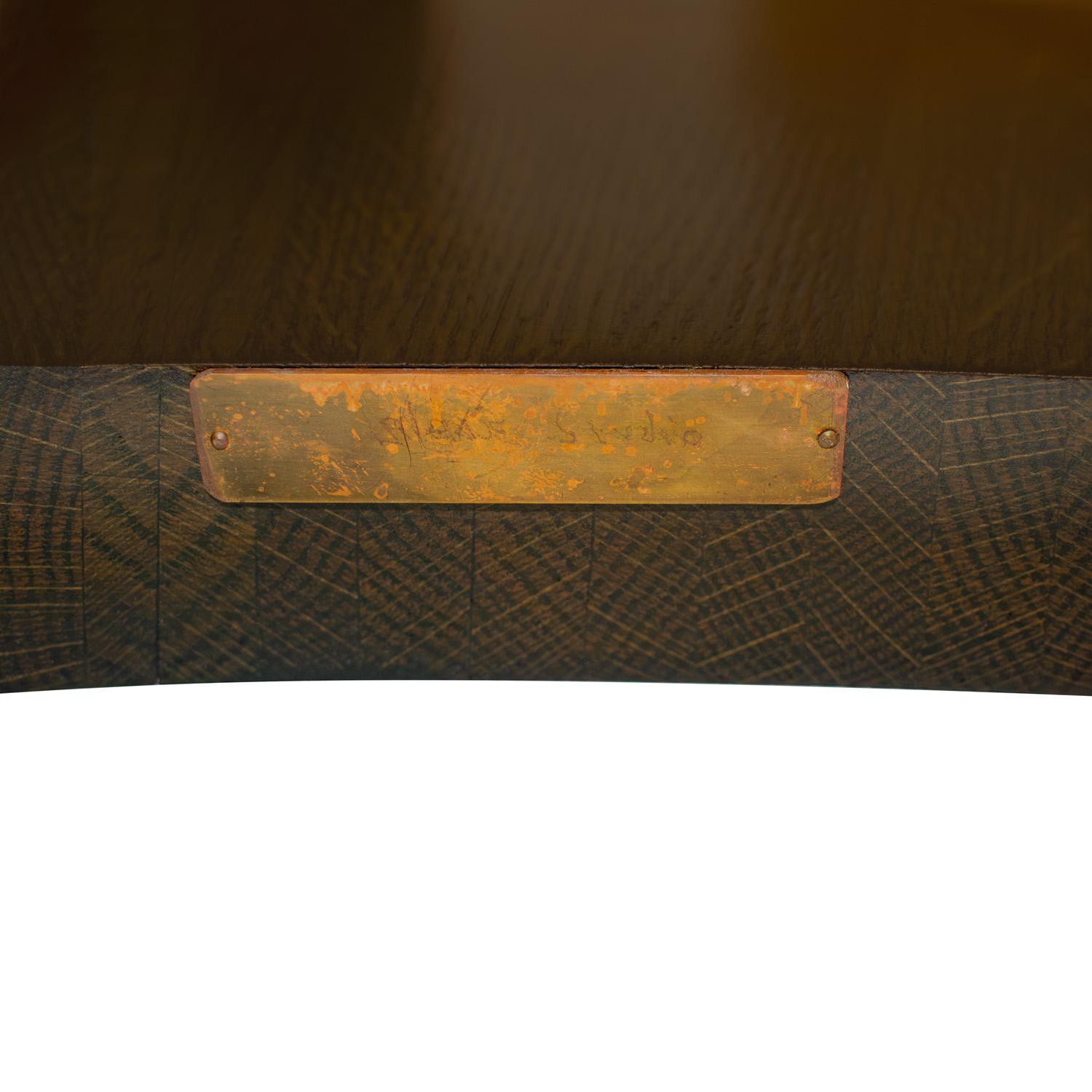Mid-20th Century Philip LaVerne Unique Sweeping Sculpture Coffee Table in Wood 1966 (Signed)