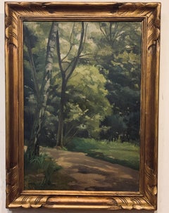 Giverny Landscape, by American Impressionist Philip Leslie Hale, circa 1900